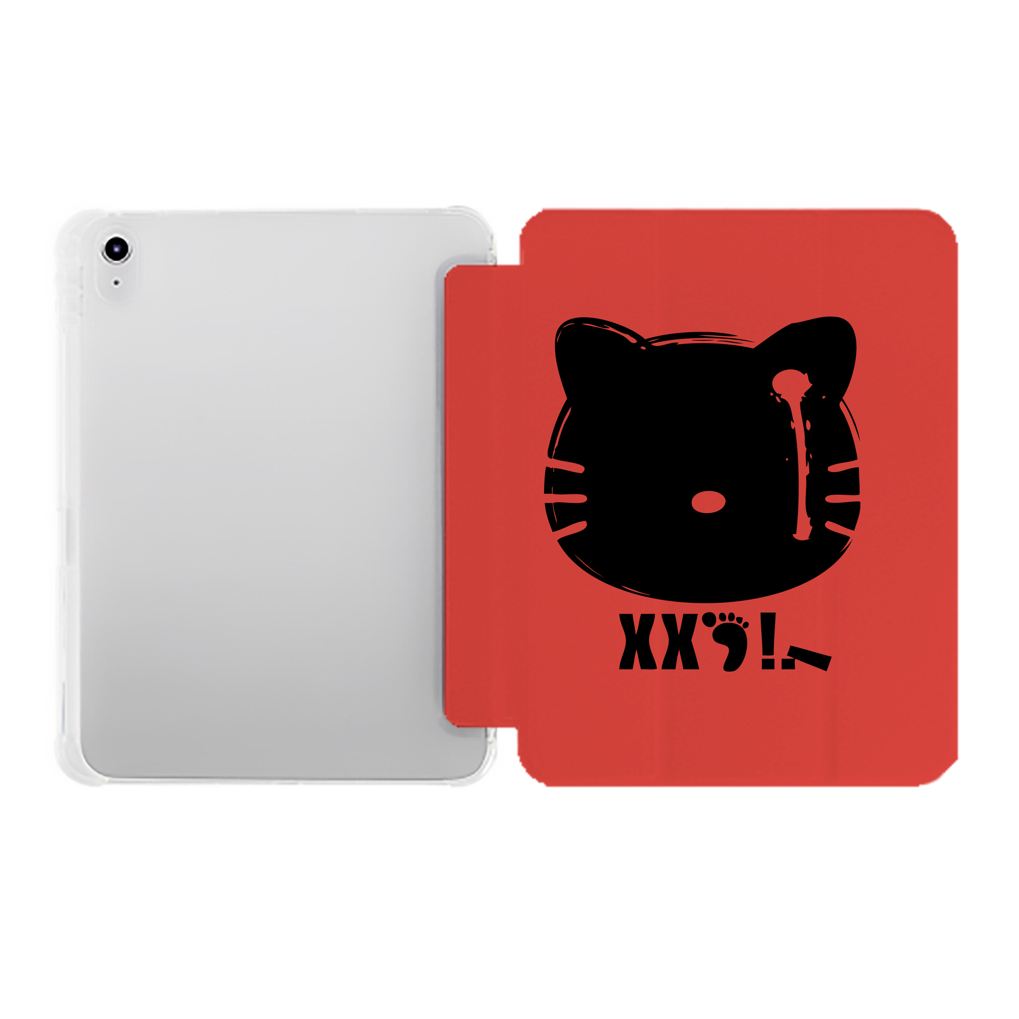 （画像用） Hello Kitty ハローキティ IPad ケース ペン収納付き 三つ折りスタンド PUレザー×シリコン 対応機種9.5/10.5/10.9インチ